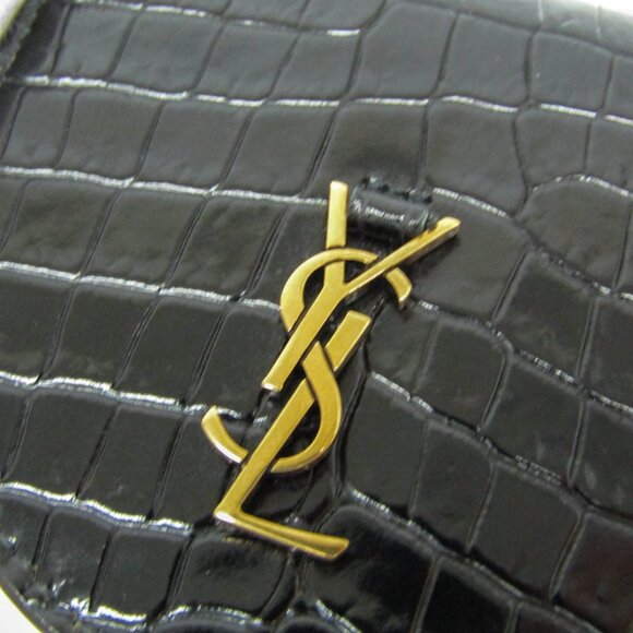 SAINT LAURENT Black Leather Wallet - Picture 8 of 12